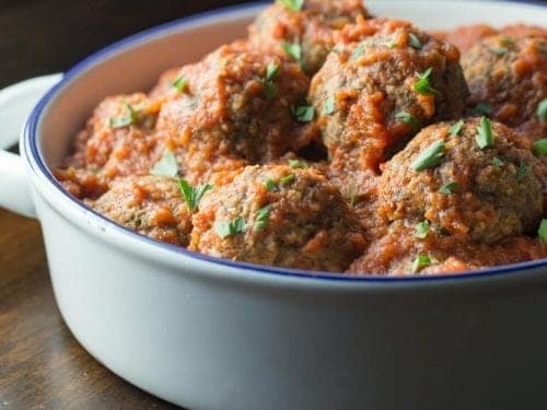 chopped meat and eggplant meatballs recipe