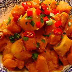 The recipe for grills Tahiti potatoes