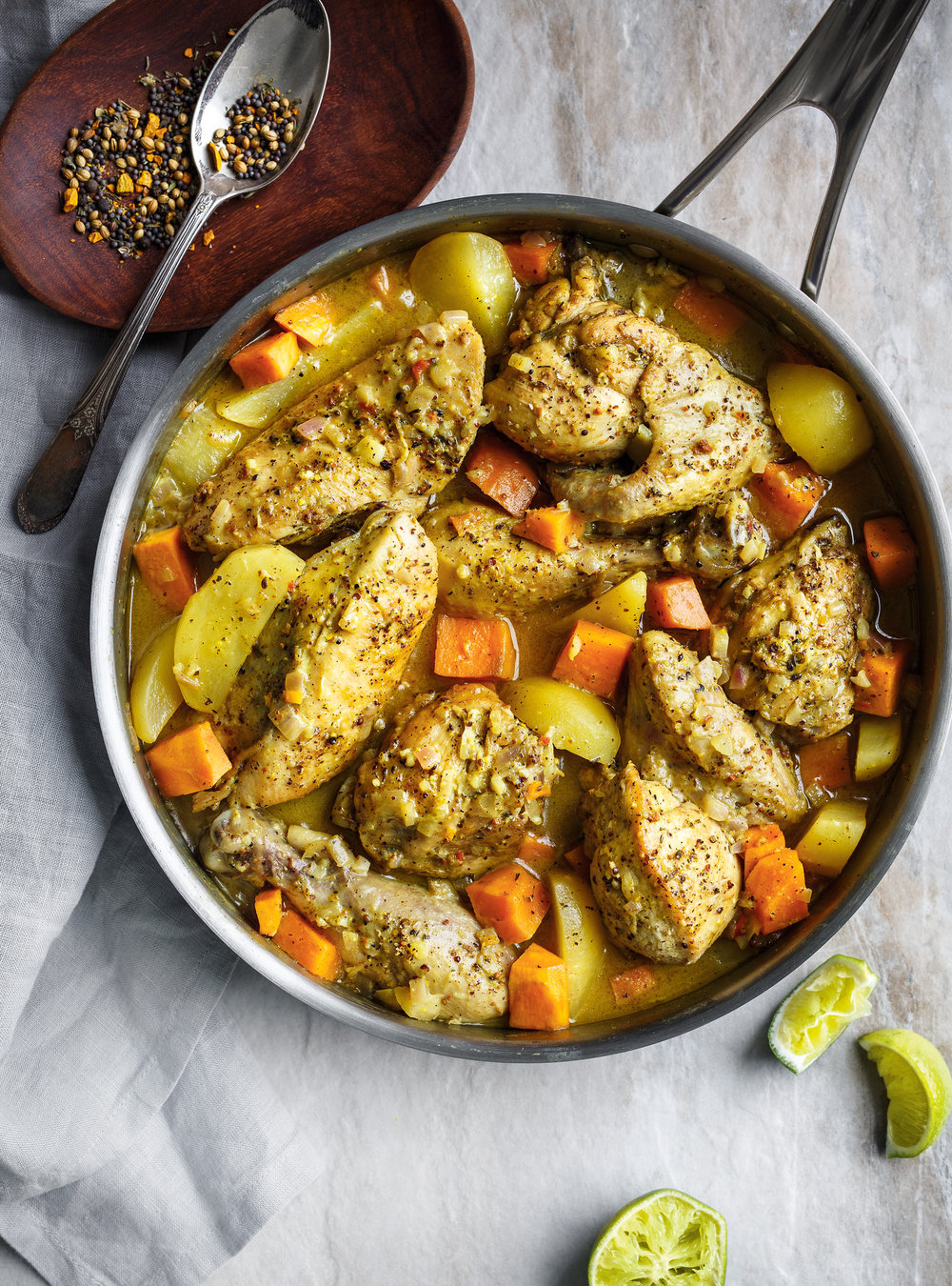 chicken colombo with vegetable recipes