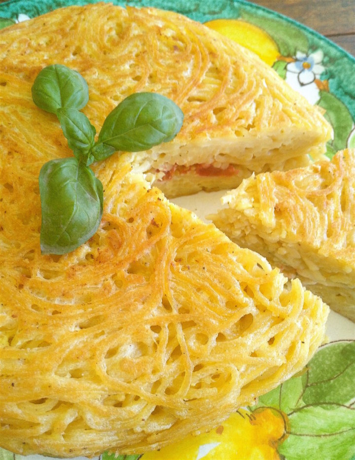 frittata or pasta omelette