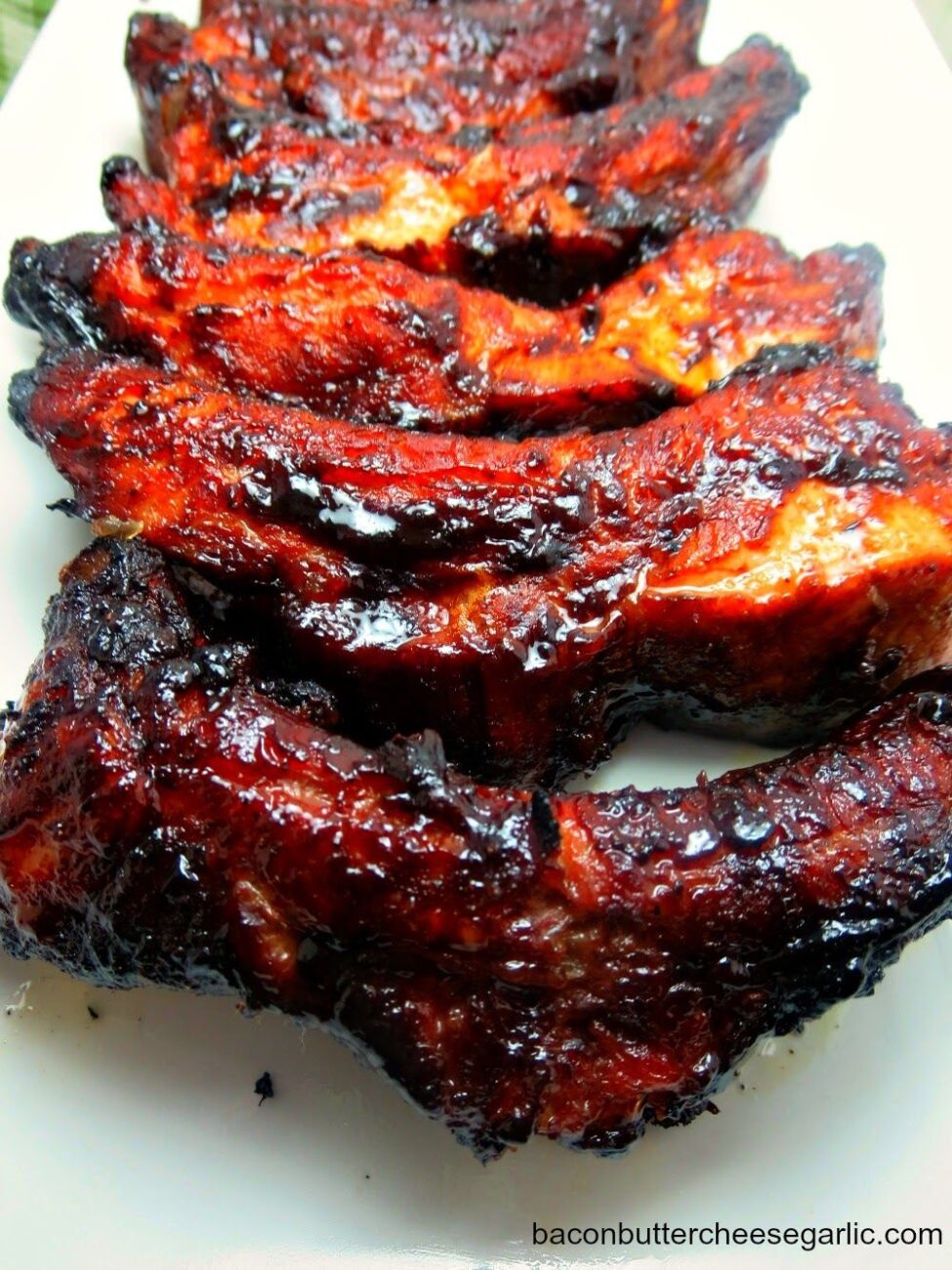lacquered pork ribs the recipe to make them butter tender