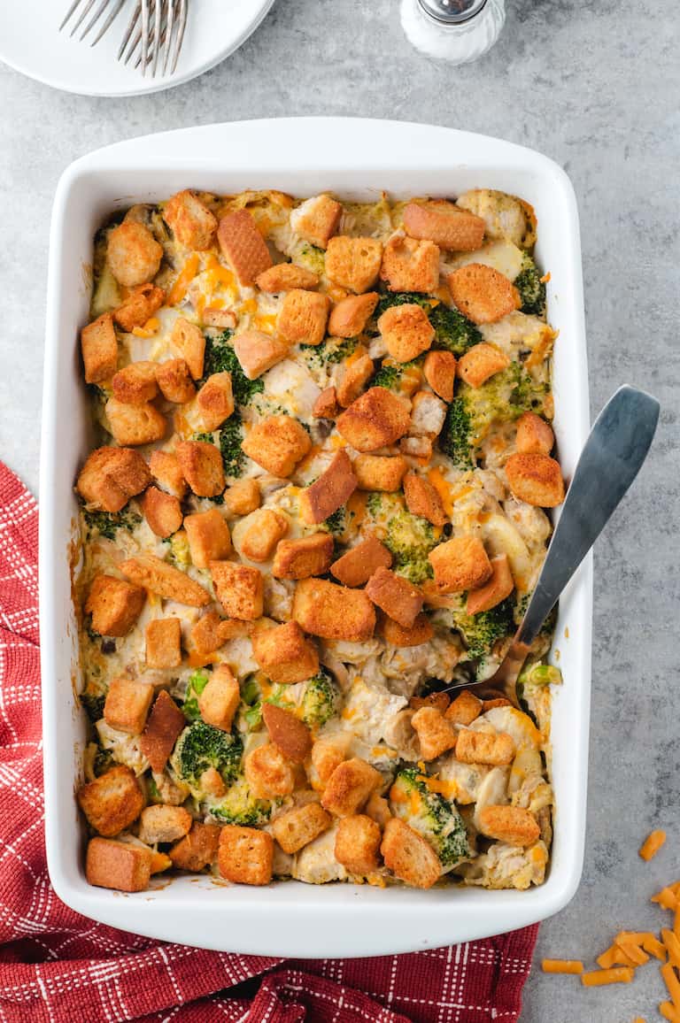 recipe for simple chicken and broccoli casserole recipe