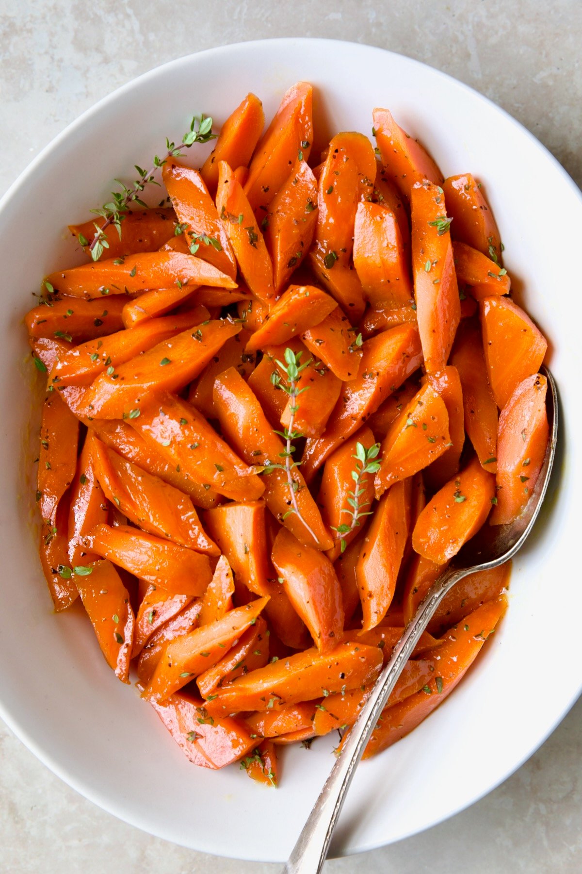 roasted carrots on honey 1