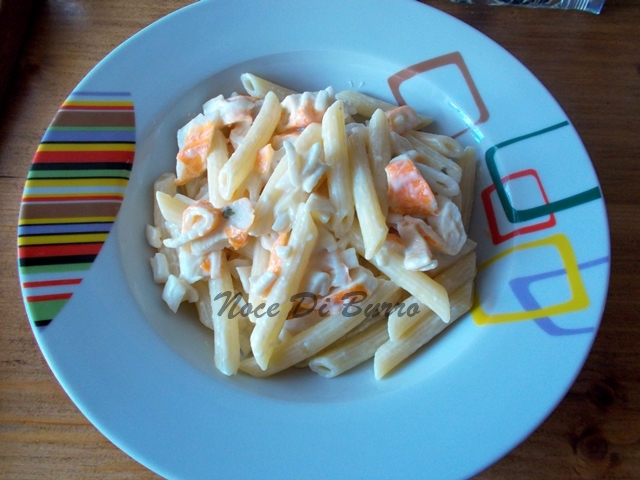 pasta with surimi