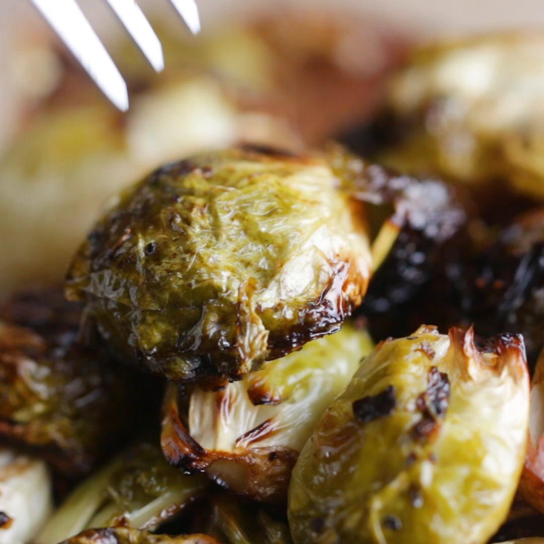 roasted brussels sprouts with honey