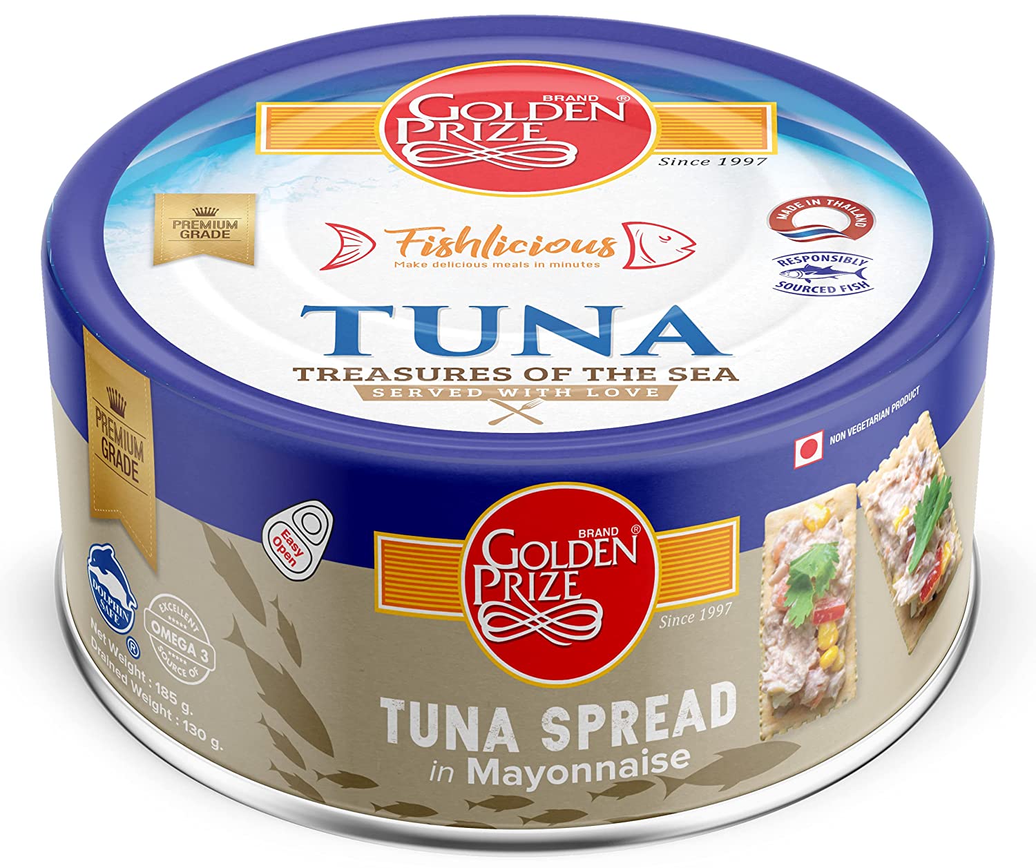 spicy tuna spread with mayonnaise