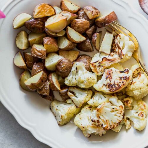 golden potatoes with vegetable recipes