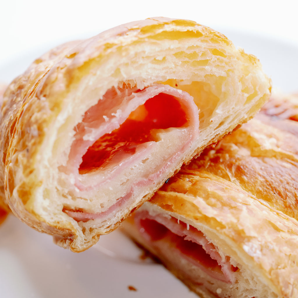 ham mousse with cheese pastry