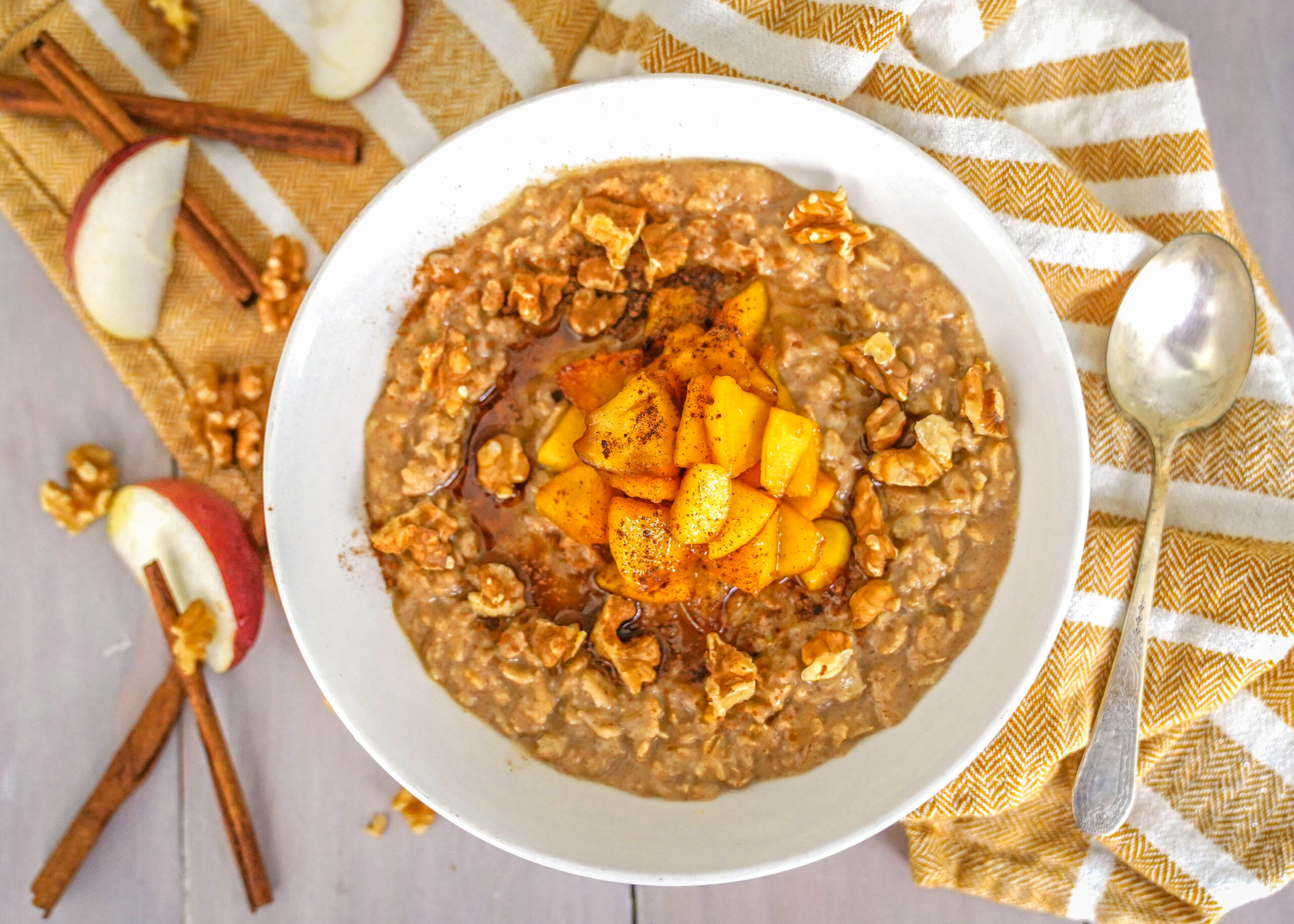 oatmeal with apple cider