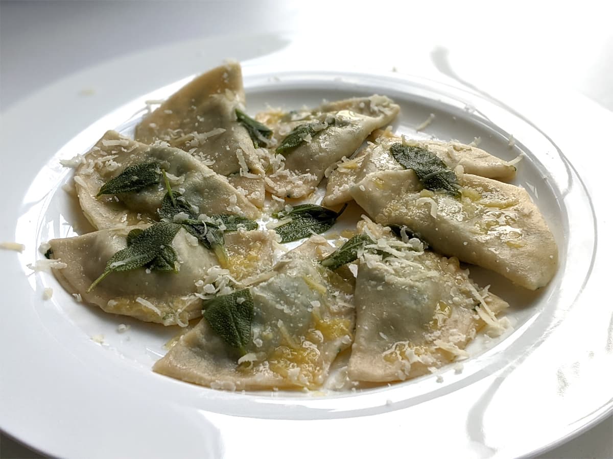tortellini with sage butter