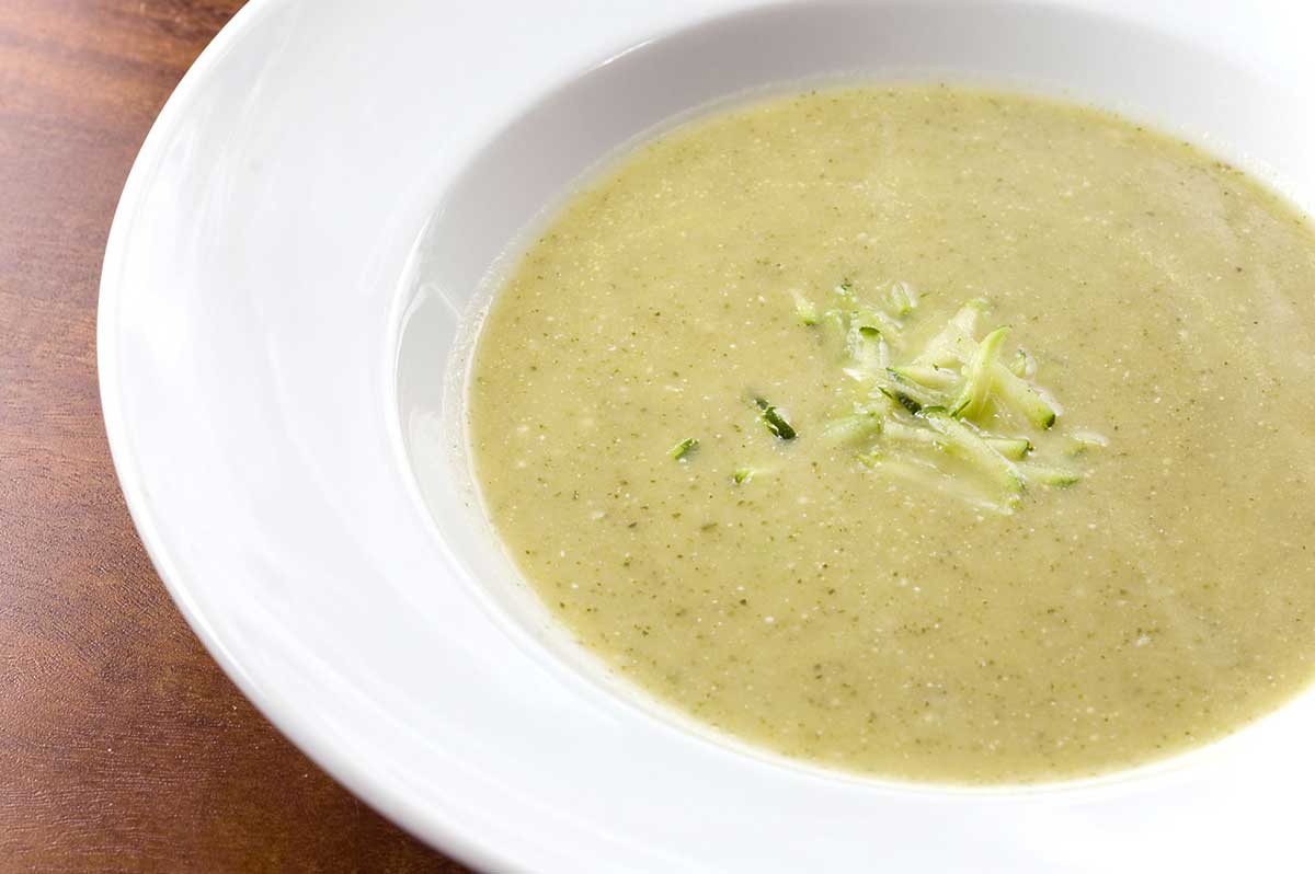 zucchini soup with rice